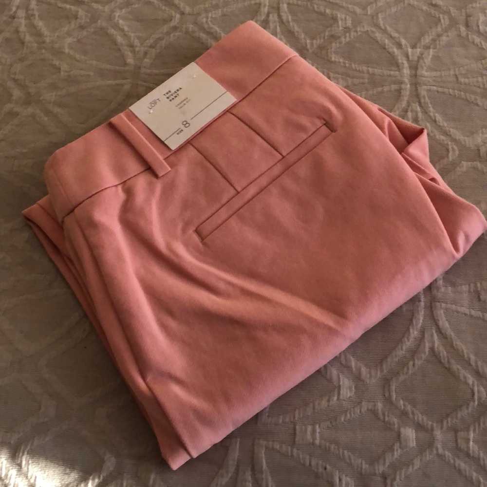 NWT Loft pink ankle pant